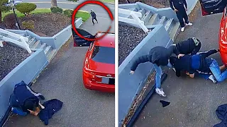 Woman Scares Off Would-Be Car Thieves Fighting Her Husband