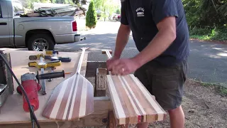 Making a Canoe Paddle