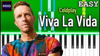 Coldplay - Viva La Vida - Piano Tutorial [EASY]