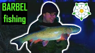 BARBEL FISHING| maggots VS pellets & boilies. YORKSHIRE river fishing!