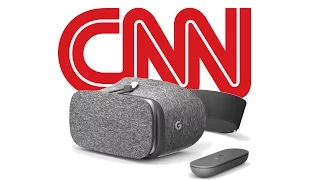 Google Daydream VR: CNN VR App Walkthrough / Hands-On