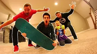 HILARIOUS 4 WAY CARPETBOARD S.K.A.T.E.!