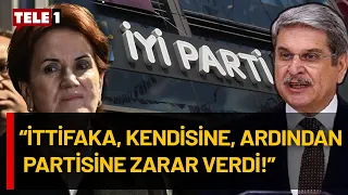 Aytun Çıray, İYİ Parti'nin çöküşünü anlattı: Akşener pimi çekti önce...