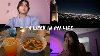 A Week In My Life in LA | cutting my own hair, late-night drives, workouts