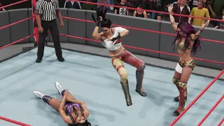 WWE 2K19 RAW BOSS N HUG VS THE IICONICS FOR THE WOMENS TAG TEAM CHAMPION