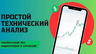 Простой ТЕХНИЧЕСКИЙ АНАЛИЗ для НОВИЧКОВ без индикаторов и сигналов | Обучение с нуля!