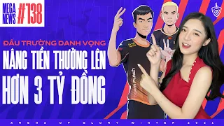 ĐTDV MÙA ĐÔNG 2021 NÂNG TỔNG TIỀN THƯỞNG LÊN HƠN 3 TỶ ĐỒNG, KẾT QUẢ RPL TUẦN 1 | MEGA NEWS #128