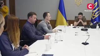 Зустріч Володимира Зеленського з представниками ЗМІ Польщі