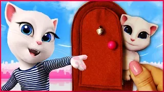 Кукольный ДОМ для ГОВОРЯЩЕЙ АНДЖЕЛЫ ❤️ ч. 1 ФАСАД // Котики / My Talking Angela// Muza Rukodeliya 🌺