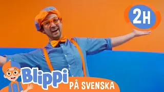 Blippi besöker en inomhus-lekplats | @BlippiSvenska | Pedagogiska videor för barn