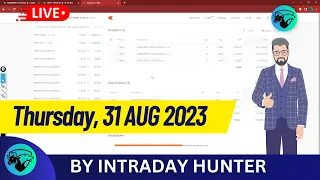 Live Intraday Trade | Bank nifty Option Trading by Intraday Hunter | 31 AUG 2023
