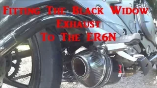 Black Widow Stubby Exhaust 2014 ER6-N