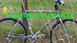 Retro mtb - 1989 Diamondback Ascent, Dinglespeed build!