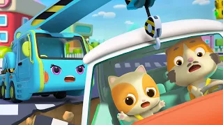 Crane and Tow Truck Rescue Team | Monster Truck | Kids Cartoon | Baby Cars | BabyBus - Cars World