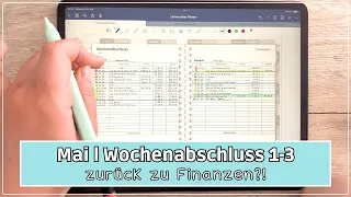 💸 Mai l Wochenabschluss 1-3 l universeller Planer l Finanzen planen & organisieren l Big Mary