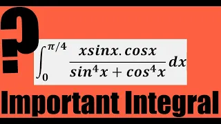 0 to pi/2 x sinx cosx/sin4x +cos4x_Definite Integral