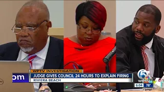 Judge gives Riviera Beach 24 hours to answer claim why Jonathan Evans was fired