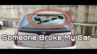 Someone Broke My Car | Huge Damage | Tata Indica Vista | Marathi Vlog