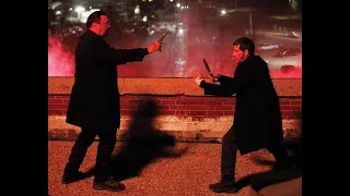 "CODE OF HONOR" FINAL FIGHT - KNIFE FIGHTING ON THE ROOF - SHIHAN STEVEN SEAGAL