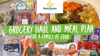 HUGE GROCERY HAUL/ FAMILY MEAL IDEAS OCTOBER 2020/ WEEKLY MORRISON FOOD SHOP FOR A FAMILY OF FOUR