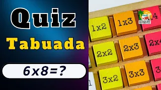 ✅QUIZ da TABUADA - Vamos Treinar a TABUADA do 6 [ MATEMÁTICA] Ouvindo e Aprendendo I Estação Quiz