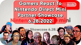 Gamers React To Nintendo Direct Mini: Partner Showcase | 6.28.2022 (Compilation)