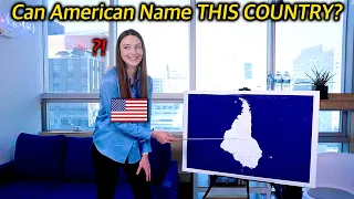 Can Americans Name a Country? Americans Try To Label A Map of the World!!