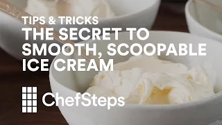 Tips & Tricks: The Secret to Super-Smooth, Highly Scoopable Ice Cream