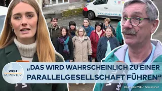 UNMUT IN MICHELBACH: Dorf wehrt sich gegen Unterbringung von Geflüchteten | WELT Reporter