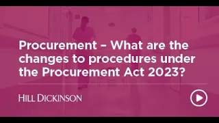 What are the changes to procedures under the Procurement Act 2023?