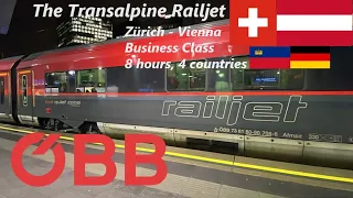 🚅🇨🇭🇦🇹 [TRIP REPORT] ÖBB Railjet (BUSINESS CLASS) - Zürich to Vienna