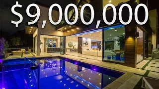 Inside A $9,000,000 MODERN TROPICAL Bel Air MEGA MANSION | Mansion Tour