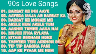 90'S Love Hindi Songs 90'S Hit Songs Udit Narayan, Alka Yagnik, Kumar Sanu, Lata Mangeshkar