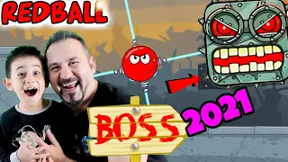 SÜRELİ REDBALL 4! LAZERLİ BÖLÜM! BOMBACI BOSS YİNE GELDİ! | REDBALL 4 KARANLIK FABRİKA BİTİRDİK!