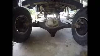 Removing the rear axle- pickup/4Runner (more of a blog ish vid than a how-to)