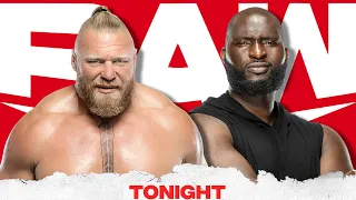 Brock Lesnar vs Omos Full Match - WWE RAW 2022