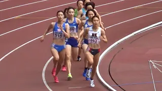 決勝 女子800m 関東インカレ陸上2024