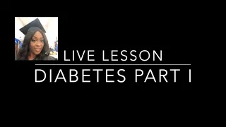 Diabetes in Nursing