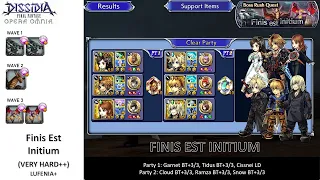 DFFOO GL (Finis est Initium: Boss Rush LUFENIA+) 2PT Non-Synergy Clear