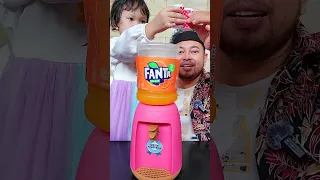 #SHORTS | Ini baru enak 🤤 minum fanta pakai dispenser mini 😋