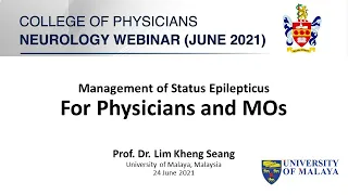 week 4- College of Physicians Malaysia weekly webinar - Neurology