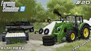 Covering SILO, rolling FIELDS and selling PRODUCTS | Elmcreek | Farming Simulator 22 | Episode 20