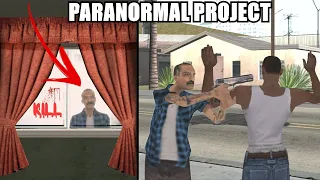 SERIAL KILLER IN FRONT OF MY HOUSE - GTA San Andreas - PARANORMAL PROJECT 109