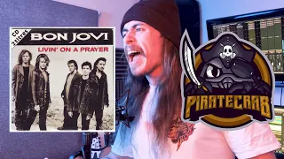 BON JOVI - Livin' on a Prayer - METAL COVER || PirateCrab