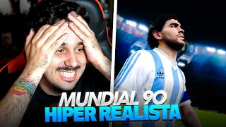 JUGUÉ con el PARCHE ITALIA '90 | SUPER REAL!!