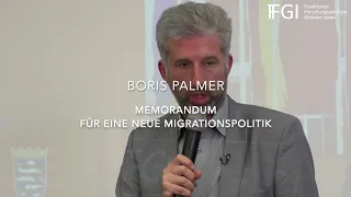 Memorandum für eine neue Migrationspolitik — Boris Palmer (OB Tübingen)