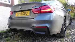 BMW M4 Competition Cold Start