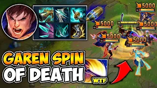 I CREATED THE DEADLIEST GAREN SPIN YOU'VE EVER SEEN! (5000 DAMAGE SPINS)