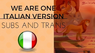 The Lion King 2 - We Are One (Italian) Subs and Trans