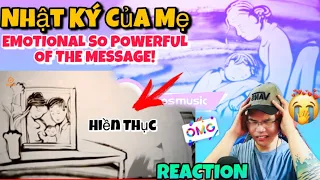 1st REACTION SO EMOTIONAL 😭 Nhật Ký Của Mẹ | Hiền Thục | Official Music Video 🇻🇳 (REACTION)